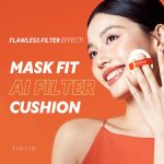 TIRTIR Mask Fit Ai Filter Cushion Foundation | AI-Like Semi-Matte Finish - Up to 72-Hour Medium to Full Coverage Korean BB Cushion Make up Beauty, #23N Sand, 0.63 Fl Oz - Image 3