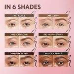 Covergirl Clean Fresh Brow Filler Pomade, 400 Soft Brown, Eyebrow Pencil, Ultra-Precise Tip, Creamy Formula, Highly Pigmented, Soft Matte Finish, Vegan Formula, 0.007oz - Image 4