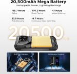 DOOGEE V Max Play 5G Rugged Phone with 100 Lumens Projector,36GB+512GB,200MP+32MP Camera,20500mAh/45W,Dimensity 7300 Rugged Smartphone,6.78" FHD+120Hz,1200LM Dual Camping Lights,WiFi6E/NFC/Widevine L1 - Image 4