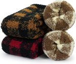 BomKinta Fuzzy Socks Women - Winter House Slipper Sock - Cozy Thick Warm Sleeping Socks Size 5-10 - Image 3