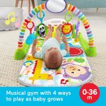 Fisher-Price Baby Playmat Deluxe Kick & Play Piano Gym for Learning & 2 Maracas Soft Rattles for Newborn to Toddler Play Ages 0+ Months - Image 3