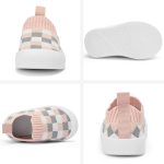 BACSAC Baby Toddler Unisex Infant Shoes Boys Girls Beige Mesh Breathable Non-Slip Soles 6-36 Months - Image 3