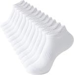 ACCFOD Womens Ankle Socks Athletic Running Low Cut Socks With Tab 6 Pairs - Image 2