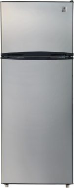 ARCTIC CHEF ACFR725AMZ6COM 2 Door Apartment Size Refrigerator with Freezer, Stainless - Image 2