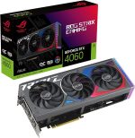 ASUS ROG Strix GeForce RTX™ 4060 OC Edition Gaming Graphics Card (PCIe 4.0, 8GB GDDR6, DLSS 3, HDMI 2.1a, DisplayPort 1.4a, Axial-tech Fan Design, Aura Sync, 0dB Technology) - Image 2