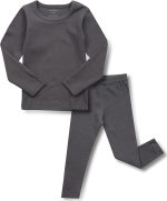 AVAUMA Baby Boys Girls Pajama Set Kids Toddler Snug fit Basic Cotton Sleepwear pjs for Daily - Image 2