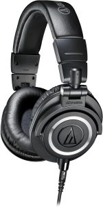 Audio-Technica ATH-M50X Professional Studio Monitor Headphones, Black, Professional Grade, Critically Acclaimed, with Detachable Cable - Image 2