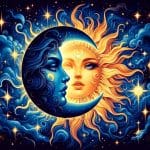 Axquilon Paint by Numbers Kit for Adults Beginner-Sun and Moon Adult Paint by Number Kits on Canvas, Easy Adults' Paint-by-Number Kits Oil Painting Craft Supplies for Gift Home Wall Decor 16x16in - Image 2