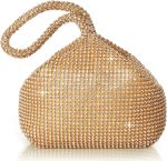 BABEYOND Women's Rhinestone Clutch Evening Bags Sparkly Glitter Triangle Purse for 1920s Party Prom Wedding - Image 2