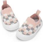 BACSAC Baby Toddler Unisex Infant Shoes Boys Girls Beige Mesh Breathable Non-Slip Soles 6-36 Months - Image 2