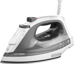 BLACK+DECKER Light ‘N Easy Compact Steam Iron, IR1020S, Stainless Steel Soleplate, Spray Mist, Anti-Drip, Auto Shutoff - Image 2