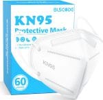 BLScode KN95 Face Mask 60 Pack,Individually Wrapped 5-Layer face Masks,Filter Efficiency≥95% - Image 2