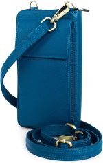 BULL GUARD Crossbody Leather Wallet Phone Purse, Anti Theft and RFID Blocking, Small Elegant Design for Travel - Image 2