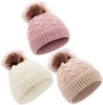 Baby Beanie Hat, Infant Newborn Toddler Winter Warm Knit Cap for Little Boys Girls, Winter Warm Hat - Image 2