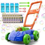 Bennol Bubble Lawn Mower for Toddlers, Kids Automatic Bubble Blower Maker Machine, Outdoor Gardening Push Toys, Christmas Birthday Gifts for Preschool Baby Boys Girls - Image 2