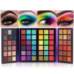 BestLand 72 Colors Ultra Secret Eyeshadow Palette, 4 in1 Color Board Matte Shimmer Glitter Nude Natural All In One Makeup Palette Blendable Pigmented Make Up Green Eye Shadow Pallet Gift Kit - Image 2