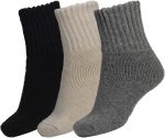 BomKinta Boot Socks for Women Winter Solid Thick Warm Socks Cozy Crew Socks Christmas Gift - Image 2
