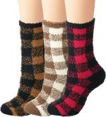 BomKinta Fuzzy Socks Women - Winter House Slipper Sock - Cozy Thick Warm Sleeping Socks Size 5-10 - Image 2
