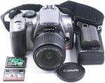 Canon EOS Digital Rebel / 300D 6.3MP DSLR Camera with 18-55mm AF Lens, Gray (Renewed) - Image 2