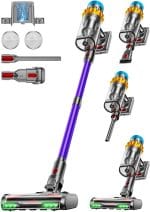 Cordless Vacuum Cleaner, 600W 50KPA 70Min Powerful Vacuum Cleaners for Home, Self-Standing Stick Vacuum Cordless Rechargeable/ Anti-Tangle/OLED Screen/1.8L Cup for Home Pet Hair/Carpet/Hardwood Floor - Image 2