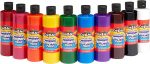 Cra-Z-Art Washable Tempera Paint Bulk Pack 10ct, Assorted Colors 8oz each bottle - Image 2