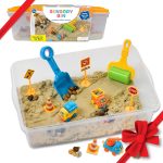 Creativity for Kids Sensory Bin: Construction Zone Playset - Preschool Learning Activities, Excavator Toys for Boys Ages 3-5+, Outdoor Toys and Gifts for Kids - Image 2