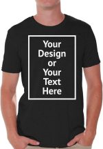Custom Shirt Men Personalized Add Your Image T-Shirt Add Your Text Photo Front/Back Print - Image 2