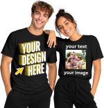 Custom T-Shirt for Men & Women - Personalized Tshirts with Photo and Text - Front and Back Printed Unisex Shirt - Image 2
