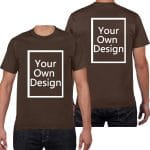 Custom T Shirts for Men/Women Design Your Own Shirt Add Text/Image/Logo Personalized Cotton Tee Printed Photo Front/Back - Image 2