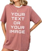 Custom Your Text Shirt, Personalized Your Image T-Shirt, Customized Your Photo Shirt Sweatshirt Hoodie - Image 2