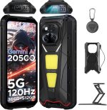DOOGEE V Max Play 5G Rugged Phone with 100 Lumens Projector,36GB+512GB,200MP+32MP Camera,20500mAh/45W,Dimensity 7300 Rugged Smartphone,6.78" FHD+120Hz,1200LM Dual Camping Lights,WiFi6E/NFC/Widevine L1 - Image 2