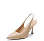 DREAM PAIRS Women's Heels Slingback Stiletto Pumps Shoes Pointed Closed Toe Kitten Heels Dress Bridal Elegant Wedding Sexy Party - Image 2