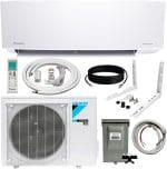 Daikin 18,000 Btu 21 SEER2 Oterra Series Ductless Mini-Split Wall Mount Heat Pump Air Conditioner - R32 w/Installation Kit, 1/2 Whip, 30A Disconnect and Wall Bracket - Image 2