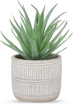 Der Rose Fake Succulents Plants Artificial Succulents in Pots for Room Home Bathroom Bedroom Office Boho Decor - Image 2