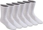 Dickies Men's All Purpose Cushion Crew Socks, Available in M-XL (6, 12 Pairs) - Image 2