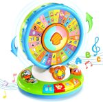 Duchong Learning Toy for Kids 1 2 3 Year Old Boys Girls, Spin and Sing Alphabet Zoo with Sounds, Interactive Educational Toys for Toddler 2-3, First Christmas 1st Birthday Gifts Toy - Image 2