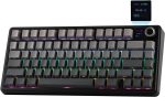 EPOMAKER X Aula F75 MAX Wireless Mechanical Keyboard with TFT Screen and Knob, Gasket Gaming Keyboard in 75% Layout, Hot Swappable, RGB Backlight, for PC/Mac/Linux (Black Gradient) - Image 2