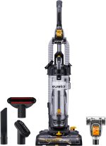 EUREKA PowerSpeed Lightweight Powerful Upright Vacuum Cleaner for Carpet and Hard Floor, Pet Turbo, Black,Yellow - Image 2