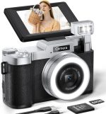 FLATIC Digital Camera, 4K 64MP Cameras for Photography with 64GB Card, 18X Zoom Autofoucs Vlogging Camera for YouTube with 180° Flip Screen, Compact Vlog Travel Camera Kit for Beginner, Teens - Image 2