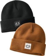 FURTALK Baby Beanie Cute Toddler Winter Hat Knit Boys Girls Warm 2 Pack Kids Embroidered Beanies Cap for 0-8 Years - Image 2