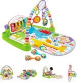 Fisher-Price Baby Playmat Deluxe Kick & Play Piano Gym for Learning & 2 Maracas Soft Rattles for Newborn to Toddler Play Ages 0+ Months - Image 2