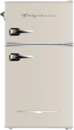 Frigidaire EFR840-Cream EFR840 Retro Mini Fridge with Freezer & Side Bottle Opener-Small 2 Door Refrigerator for Office Bar or College Dorm Room-3.1 Cu Ft (Cream) - Image 2