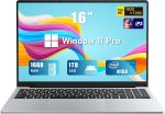 Gaming Laptop, 16 Inch Laptop Computer with Win 11 Pro, 12th Gen N150 Processor(up to 3.6GHz), 16GB RAM 1TB SSD, Backlit Keyboard, Bluetooth, FHD 1920 * 1200. - Image 2