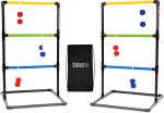 GoSports Ladder Toss Indoor & Outdoor Game Set with 6 Soft Rubber Bolo Balls and Travel Carrying Case - Choose Pro or Classic - Image 2