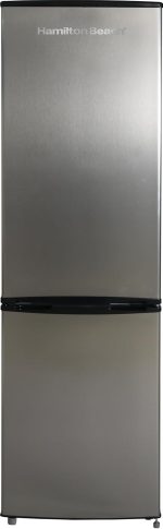 HAMILTON BEACH Cubic Foot Fridge with Bottom Mount Freezer, 9.2 cu. ft, Stainless - Image 2