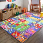HOMORE Kids Educational Rug, Kids Collection Area Rug for Learning Alphabet, Numbers, Colors, Season and Animal Words, Playmat for Classroom Playroom, 4x6 Feet - Image 2