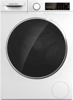 Hamilton Beach HBFW3205 Fullsize Washer-LED Digital Display Panel-5 Wash Cycles-Front Load Design-2.2 cu ft, 24 inch Wide, White - Image 2