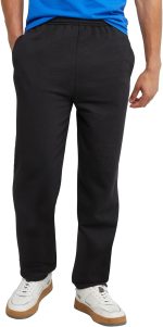 Hanes Men's Sweatpants, EcoSmart Fleece Sweats for Men, Open Bottom Sweatpants, 30.5" - Image 2