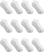 Hanes boys Socks, Double Tough Cushioned Ankle and No Show, 12-pair Packs - Image 2