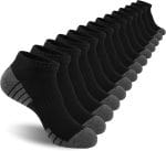 Heatuff Mens Cushioned Ankle Socks, Breathable Moisture Wicking Low Cut Casual Socks (7 Pairs) - Image 2